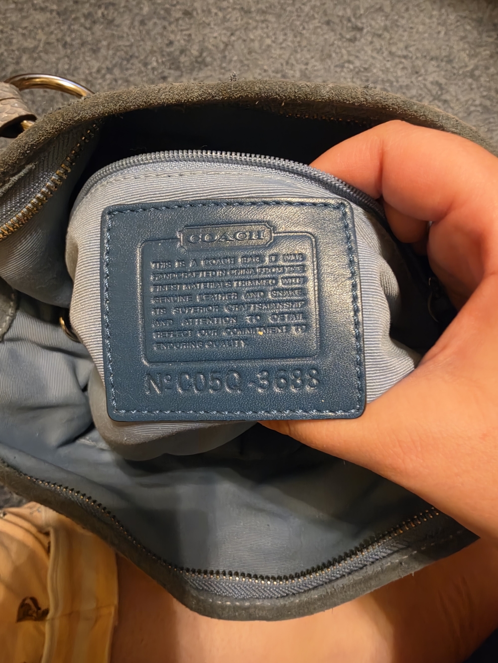 Y2k Coach Patchwork Signature Canvas Hobo - Picture 4 of 6